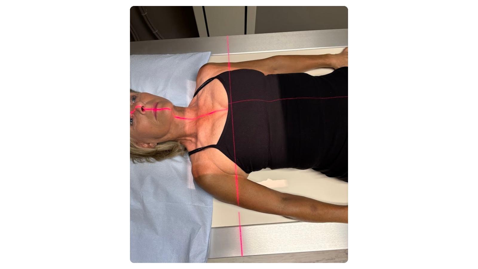 AP supine chest positioning